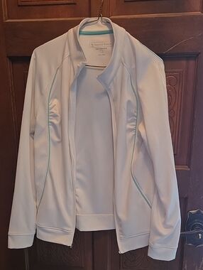 3 For $40 Pebble Beach Women’s White Performance Zip Jacket